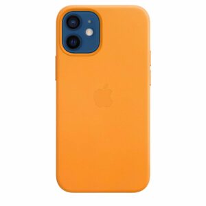 iPhone 12 mini Leather Case with MagSafe - California Poppy